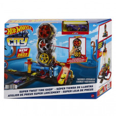 Hot Wheels Портативный трек «Двойная петля»