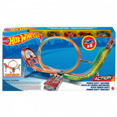 Hot Wheels Трек «Безумный форсаж» с 5 машинками