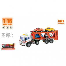 1:16 Инерционная машина "Auto Transport Trailer Truck" (свет, звук)