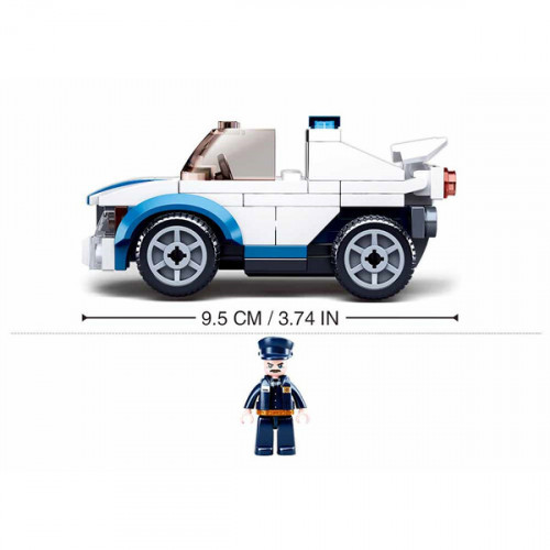КОНСТРУКТОР Police — Police Car (pull back)
