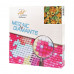 Frunze multicolore, 20x20 cm, mozaic cu diamante