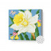 Mozaic cu diamante 20x20 cm Narcis și fluturi