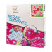Mozaic cu diamante 20x20 cm Orhidee roz
