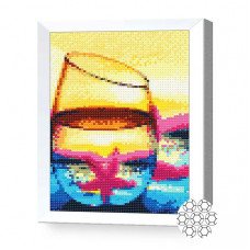Steaua de mare, 20x30 cm, mozaic cu diamante