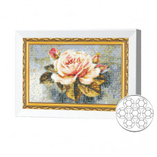 Mozaic cu diamante 20x30 cm Trandafir frumos