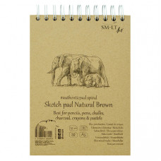 Скетчбук Natural Brown на спирали А5
