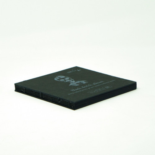 SMLT Sketchbook Black 14x14 cm, 32 foi, 170 g/m²