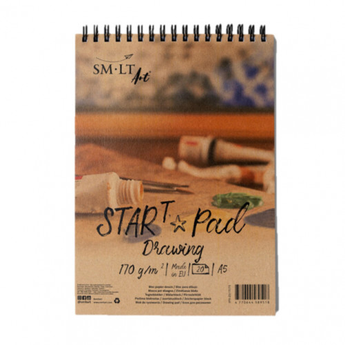 SMLT Sketchbook А5, StartPad, spirala, 20 foi, 170 g.