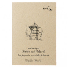 SMLT Скетчбук Sketch Pad Authentic Natural А5, 100 листов, 80 г SMLT Скетчбук Sketch Pad Authentic Natural А5, 100 листов, 80 г