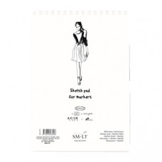 SMLT Sketchbook Sketch Pad For Markers cu spira А5