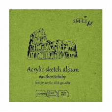 SMLT Альбом для акрила Authentic Baby, 9x9 см, 20 листов, 290 г/м² SMLT Альбом для акрила Authentic Baby, 9x9 см, 20 листов, 290 г/м²