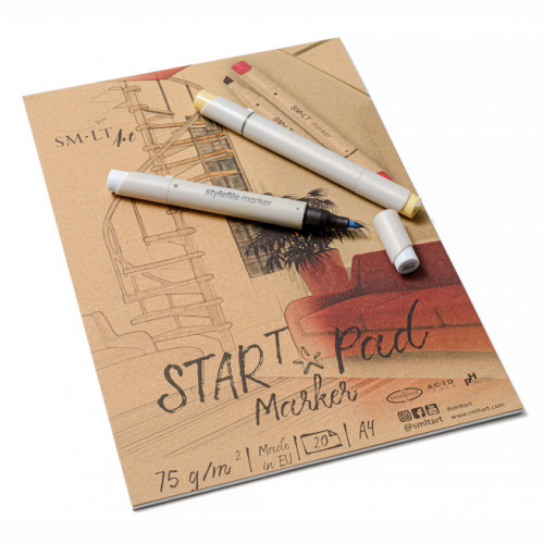 SMLT Album pentru markere Start, A4, 20 foi, 70 g/m²