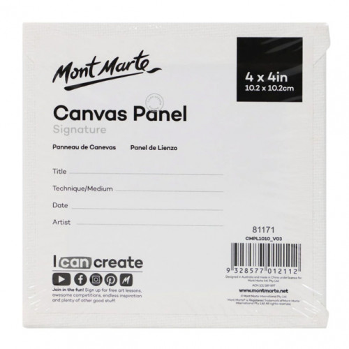 Set panou pentru pânză Pkt 5 bucăți 10.2 x 10.2 cm
