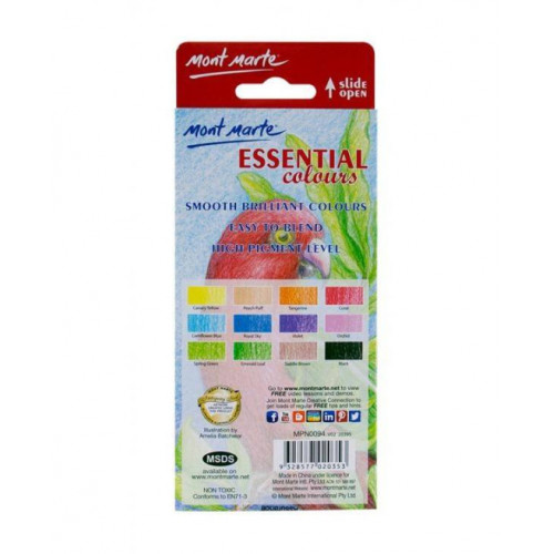 Цветные карандаши Signature Essential Colors, набор 12 штук Цветные карандаши Signature Essential Colors, набор 12 штук