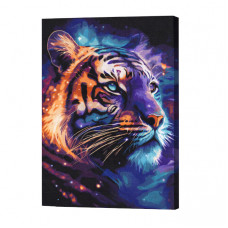 Космический тигр 40×50 см Eco. Картина по номерам