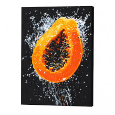 Explozia unei papaya suculente 40×50 cm Eco. Pictură pe numere