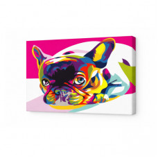 Pictura pe numere 20x30cm Bulldog Art Gallery Premium