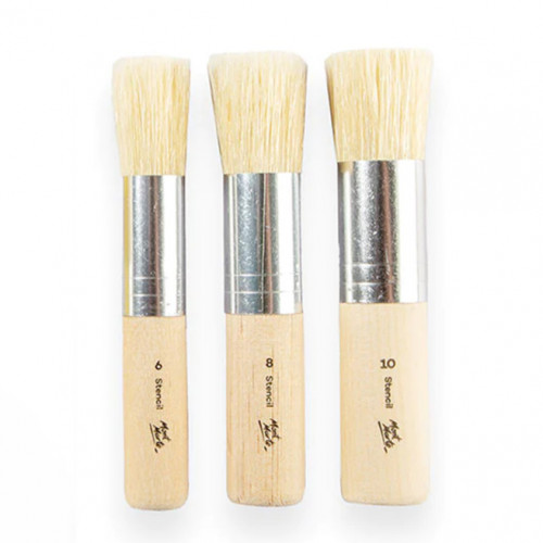 Set de periuțe Silver Series pentru sablone 3 bucăți