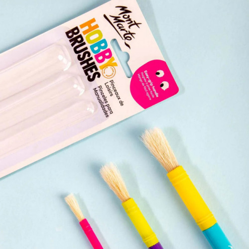 Набор кисточек Kids Colour Hobby 3 штук