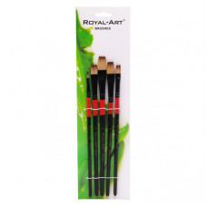 Набор из 5 кисточек Royal-Art, плоские