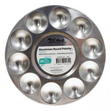 Paletă rotundă din aluminiu Signature, 10 compartimente
