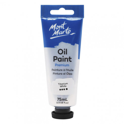 Vopsele Oil Paint, de ulei, 75 ml alb Titanium White