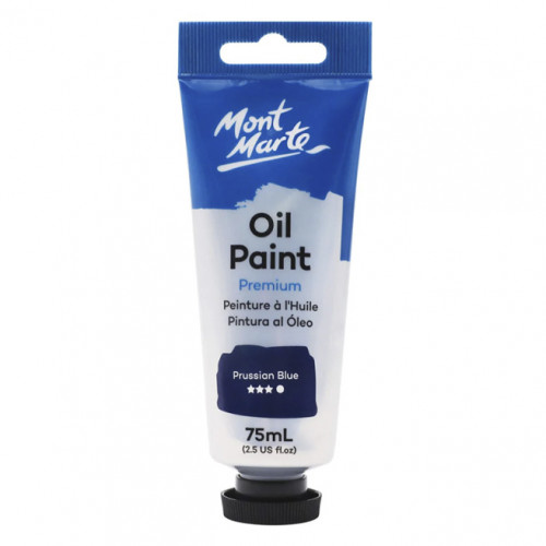 Краски Oil Paint масляные 75 мл синий Prussian Blue