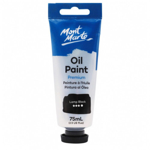 Краски Oil Paint масляные 75 мл черный Lamp Black
