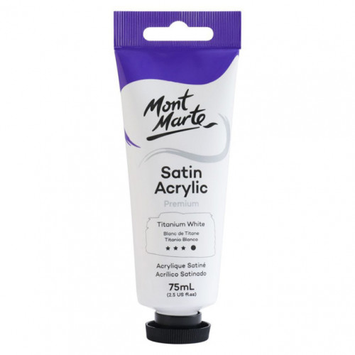 Краски Satin акрил 75 мл Titanium White