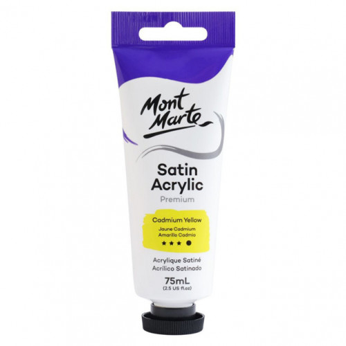Краски Satin акрил 75 мл Cadmium Yellow