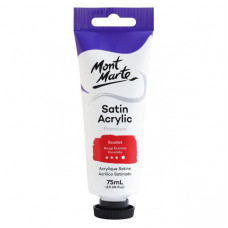 Vopsele Satin acril 75 ml, Scarlet