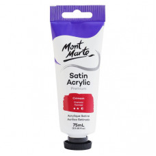 Vopsele Satin acril 75 ml, Crimson Red