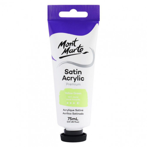Краски Satin акрил 75 мл Yellow Green