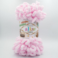 Пряжа Alize Puffy 31 розовый зефир