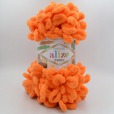 Пряжа Alize Puffy 336 оранжевый
