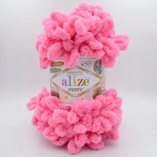 Пряжа Alize Puffy 377 розовый