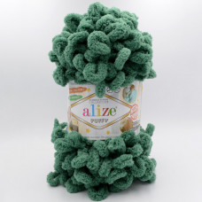 Пряжа Alize Puffy 532 зеленый