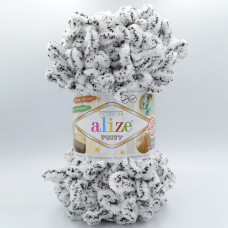 Пряжа Alize Puffy 686 снежный барс Пряжа Alize Puffy 686 снежный барс
