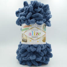 Пряжа Alize Puffy 900 темный джинс Пряжа Alize Puffy 900 темный джинс