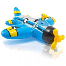 Надувной плотик Самолет WATER GUN PLANE 132x130cм, 3+