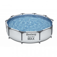 Бассейн Steel Pro Max 305x76cm, 4678Л, метал каркас Бассейн Steel Pro Max 305x76cm, 4678Л, метал каркас