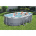 Бассейн Power Steel Oval 427x250x100cm, 7250Л, метал каркас