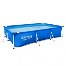 Бассейн Steel Pro 300x201x66см, 3300Л, метал каркас Бассейн Steel Pro 300x201x66см, 3300Л, метал каркас