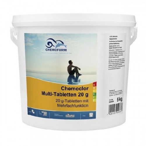 Таблетки МУЛЬТИФУНКЦИОНАЛЬНЫЕ 20 gr / 5 кг CHEMOFORM
