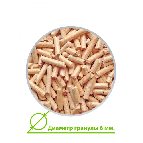 Наполнитель древесный для кошачьего туалета Premium Cats